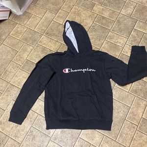Champion Hoodie Black Youth XL